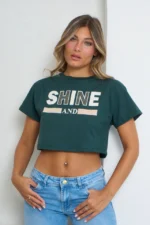 ART.4045 | REMERA BOXY FIT VERDE INGLES