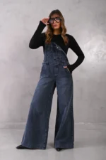 ART.3720 | MAXI WIDE JARDINERO GRIS BLUE BLACK
