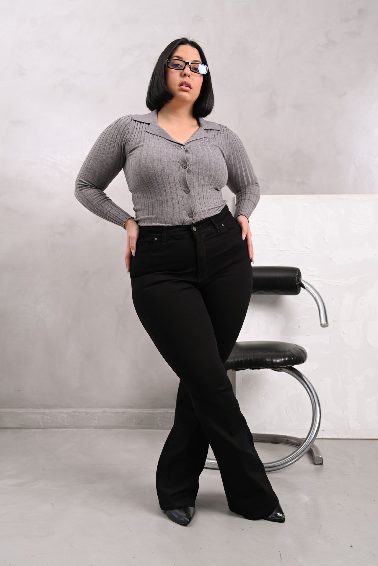 1 ART.2162 | SEMI-OXFORD NEGRO - Imagen 1