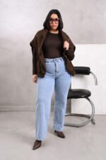 ART.2158 | SEMI-WIDE CELESTE ELASTIZADO