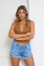 ART.3758 | SHORT RAYADO CON TACHAS