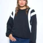 ART.5011 | BUZO NEGRO RAYADO