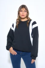 ART.5011 | BUZO NEGRO RAYADO