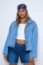 ART.177 | CAMISA OVERSIZE CELESTE