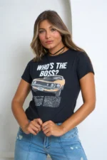 ART.4025 | REMERA CORTA NEGRO