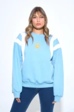 ART.5010 | BUZO CELESTE RAYADO