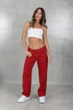 ART.3671 | MOM RED DENIM