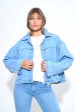 ART.177 | CAMISA OVERSIZE CELESTE