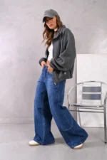 ART.3865 | WIDE LEG CON RECORTE - Imagen 2