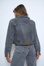 Curva ART.173 | CAMPERA MOM GRIS OJALILLOS - Imagen 2