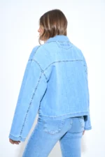 ART.177 | CAMISA OVERSIZE CELESTE - Imagen 2