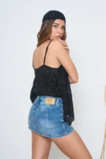 ART.3764 | SHORT POLLERA ÓXIDO ELASTIZADO - Imagen 2
