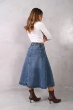 ART.3858 | FALDA OXIDO 3/4 CINTURA ELASTICA - Imagen 2