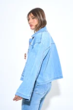 ART.177 | CAMISA OVERSIZE CELESTE - Imagen 3