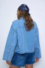ART.177 | CAMISA OVERSIZE CELESTE - Imagen 3