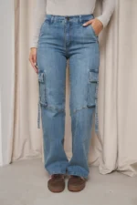 ART.3704 | WIDE CARGO VAINILLA ELASTIZADO - Imagen 3