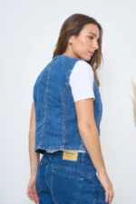 ART.166 | CHALECO DENIM AZUL - Imagen 3