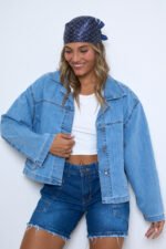 ART.177 | CAMISA OVERSIZE CELESTE - Imagen 4