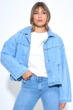 ART.177 | CAMISA OVERSIZE CELESTE - Imagen 4