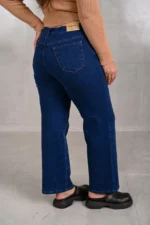ART.2137 | WIDE LEG AZUL ELASTIZADO - Imagen 4