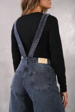 ART.3720 | MAXI WIDE JARDINERO GRIS BLUE BLACK - Imagen 5