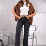 ART.3888 | SEMI-WIDE MARRON VINTAGE ELASTIZADO