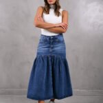 ART.3895 | POLLERA FRUNCIDA NEVADO