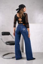 ART.3892 | WIDE AZUL CON TACHAS ESTRELLA