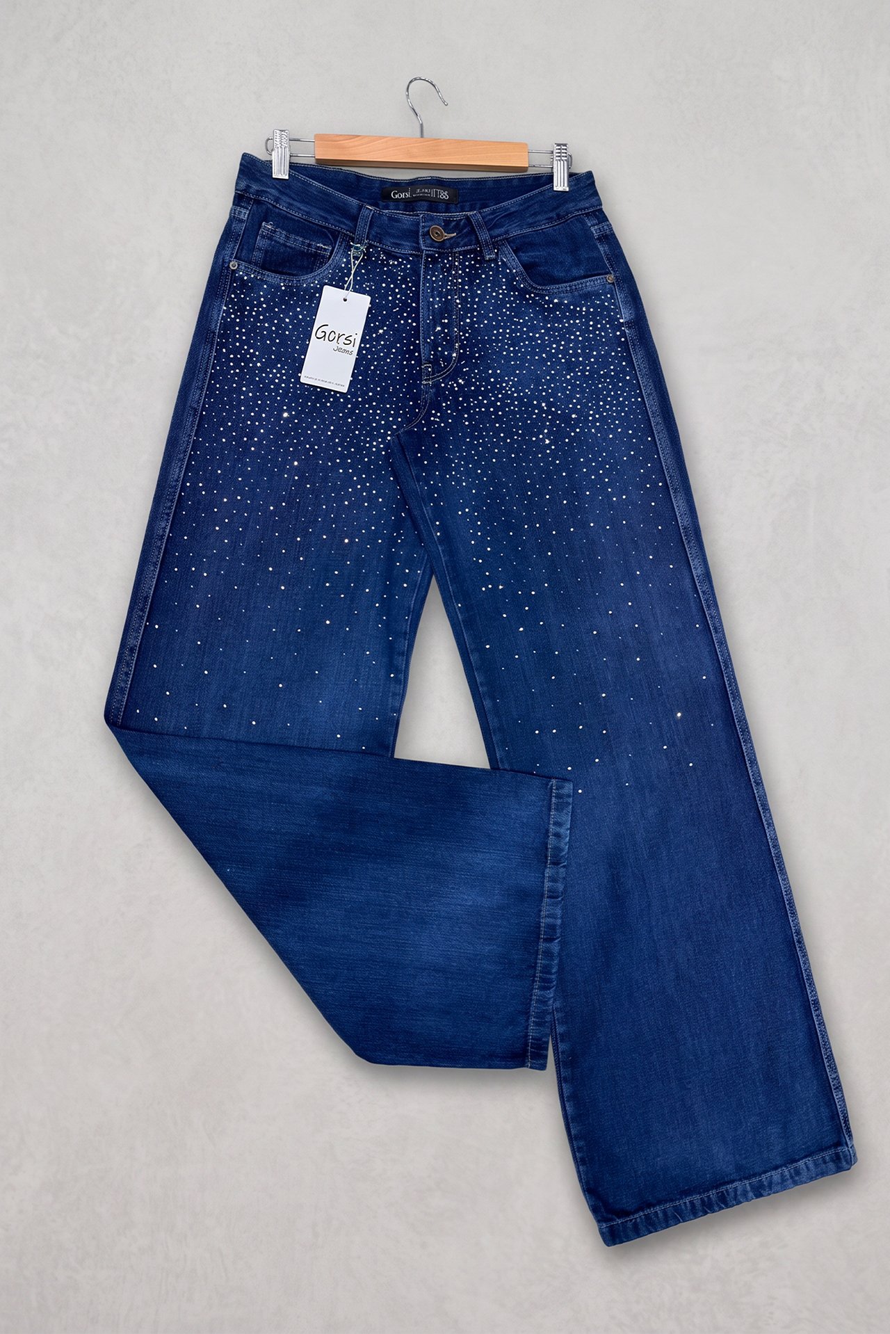 1 ART.3893 | WIDE LEG CON STRASS - Imagen 1