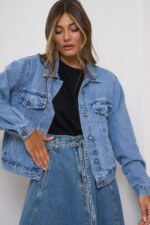 ART.161 | CAMPERA MOM CELESTE - Imagen 4