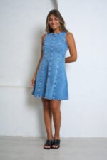 ART.169 | VESTIDO GODET NEVADO
