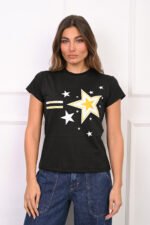 ART.4061 | REMERA NEGRA ESTRELLA