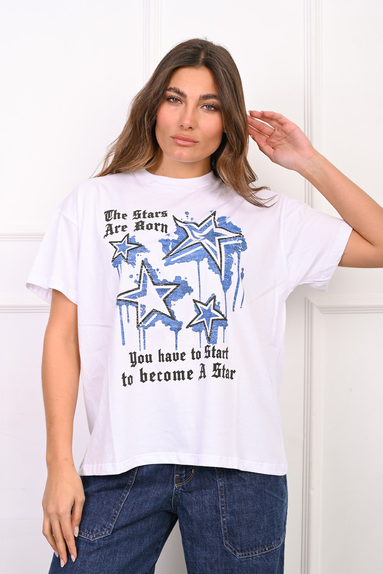1 ART.4062 | REMERA OVERSIZE BLANCO - Imagen 1