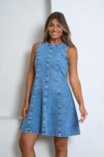 ART.169 | VESTIDO GODET NEVADO - Imagen 3