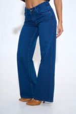 ART.3838 | WIDE LEG AZUL RIGIDO - Imagen 4