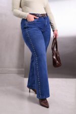 ART.2167 | WIDE ELASTIZADO AZUL CON TACHAS - Imagen 3