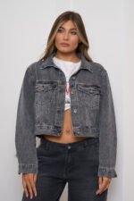 ART.160 | CAMPERA CROP GRIS NEVADO