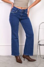 ART.3916 | WIDE AZUL CON TACHAS ELASTIZADO - Imagen 3