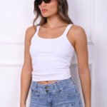 ART.3949 | SHORT CELESTE CINTURA ANCHA ELASTIZADO