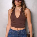 ART.3950 | SHORT AZUL CINTURA ANCHA ELASTIZADO