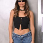 ART.3926 | SHORT CINTURA DOBLADA DESFLECADO