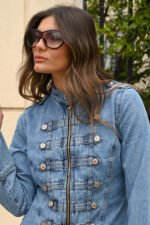 ART.191 | CHAQUETA NAPOLEÓN STONE CELESTE - Imagen 3