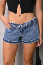 ART.3926 | SHORT CINTURA DOBLADA DESFLECADO - Imagen 3
